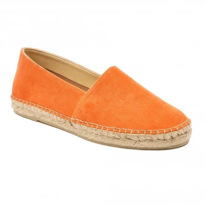 Abbey Orange Suede Espadrille 1 Abbey Orange Suede Espadrille