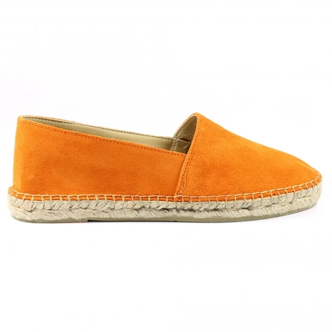 Abbey Orange Suede Espadrille 2 Abbey Orange Suede Espadrille - Image 2