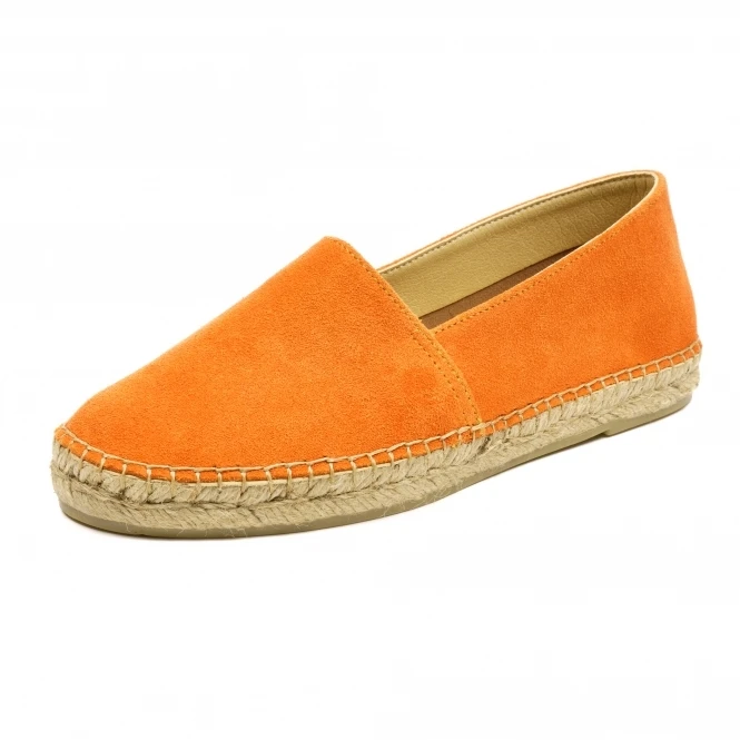 Abbey Orange Suede Espadrille 4 Abbey Orange Suede Espadrille - Image 4
