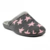 LUNAR Angelic Dark Grey Mule Slipper