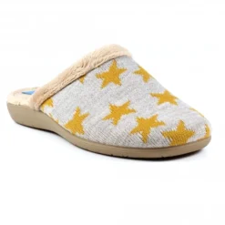 LUNAR Angelic Light Grey Mule Slipper