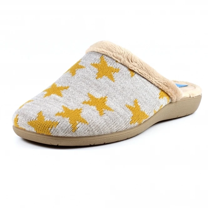 LUNAR Angelic Light Grey Mule Slipper 3 LUNAR Angelic Light Grey Mule Slipper - Image 3
