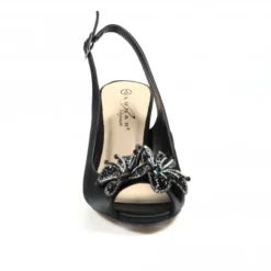 LUNAR Ankara Black Peep Toe Slingback -Elle Shoes Shop ankara black peep toe slingback p5327 319663 medium