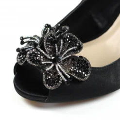 LUNAR Ankara Black Peep Toe Slingback -Elle Shoes Shop ankara black peep toe slingback p5327 319681 medium