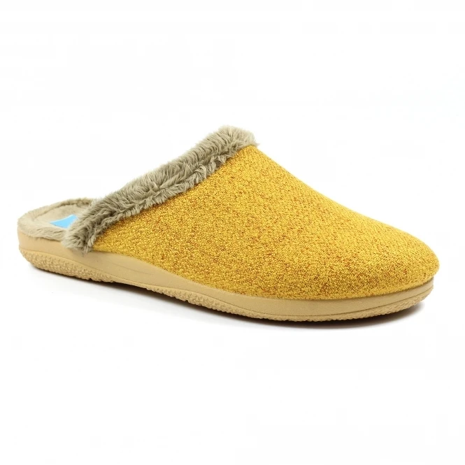 LUNAR Arlet Mustard Mule Slipper 1 LUNAR Arlet Mustard Mule Slipper