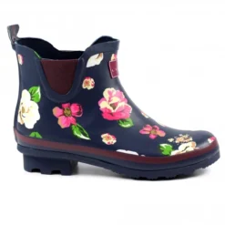 LUNAR Azure Floral Ankle Wellington