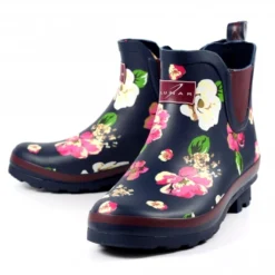 LUNAR Azure Floral Ankle Wellington -Elle Shoes Shop azure floral ankle wellington p3764 334256 medium