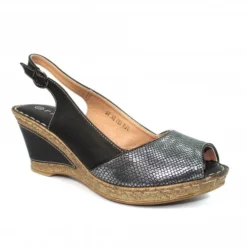 LUNAR Barnes Wedge Sling Back Sandal