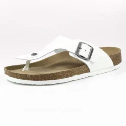 Beach White Ladies Leather Sandal -Elle Shoes Shop beach white ladies leather sandal p5258 308457 medium