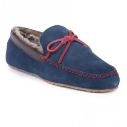 Benson Suede Mocassin Slipper
