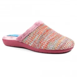 LUNAR Binstead Pink Mule Slipper