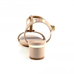 Blaze Nude Patent Sandal -Elle Shoes Shop blaze nude patent sandal p5863 350843 medium