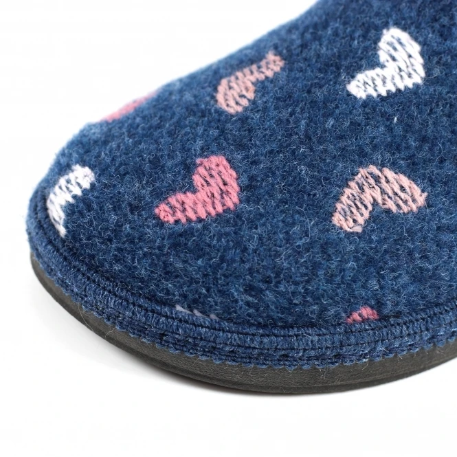 LUNAR Caraway Blue Mule Slipper 6 LUNAR Caraway Blue Mule Slipper - Image 6