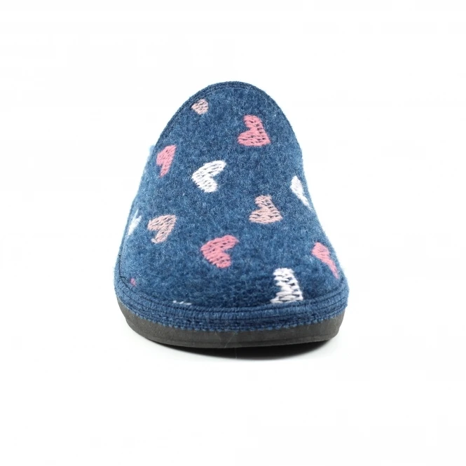 LUNAR Caraway Blue Mule Slipper 4 LUNAR Caraway Blue Mule Slipper - Image 4