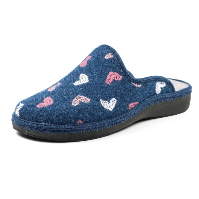 LUNAR Caraway Blue Mule Slipper 3 LUNAR Caraway Blue Mule Slipper - Image 3