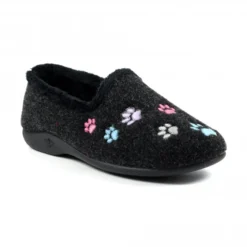 Charley Black Slipper