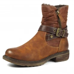 LUNAR Chime II Brown Waterproof Boot -Elle Shoes Shop chime ii brown waterproof boot p5506 328959 medium