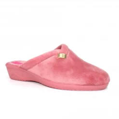 LUNAR Christina Fur Trim Slipper