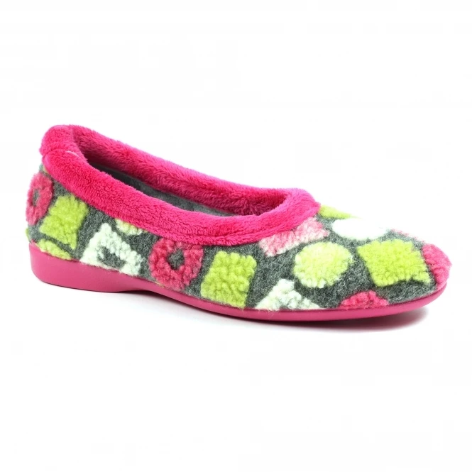 LUNAR Constance Grey Pump Slipper 1 LUNAR Constance Grey Pump Slipper