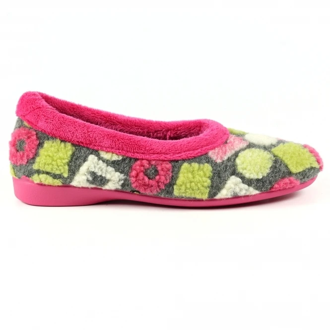 LUNAR Constance Grey Pump Slipper 2 LUNAR Constance Grey Pump Slipper - Image 2