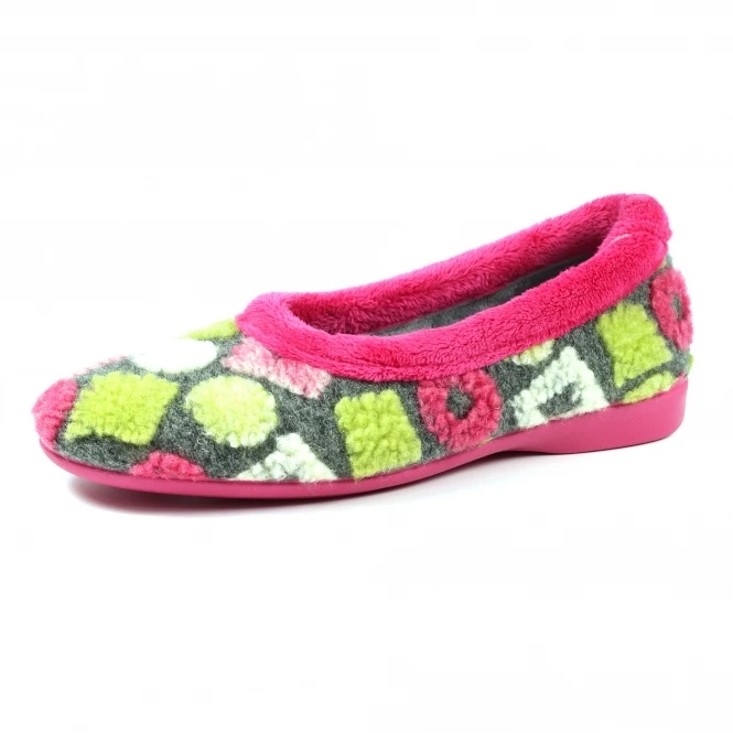 LUNAR Constance Grey Pump Slipper 3 LUNAR Constance Grey Pump Slipper - Image 3