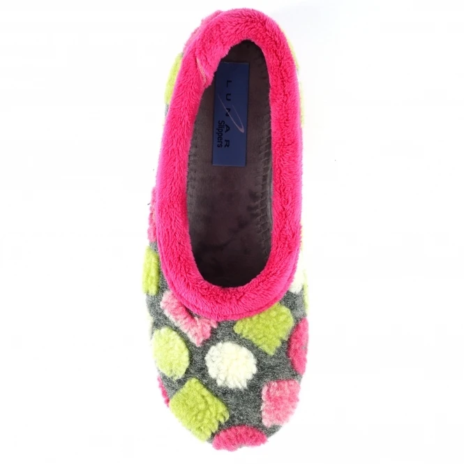 LUNAR Constance Grey Pump Slipper 6 LUNAR Constance Grey Pump Slipper - Image 6