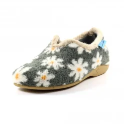 LUNAR Daisy Grey Flower Slipper -Elle Shoes Shop daisy grey flower slipper p5958 358410 medium