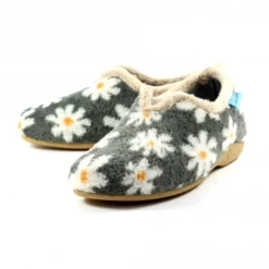 LUNAR Daisy Grey Flower Slipper -Elle Shoes Shop daisy grey flower slipper p5958 358422 medium