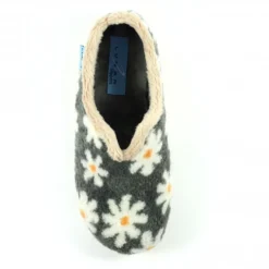 LUNAR Daisy Grey Flower Slipper -Elle Shoes Shop daisy grey flower slipper p5958 358434 medium
