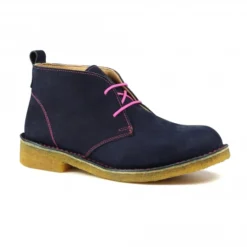 Dakota Navy Leather Boot