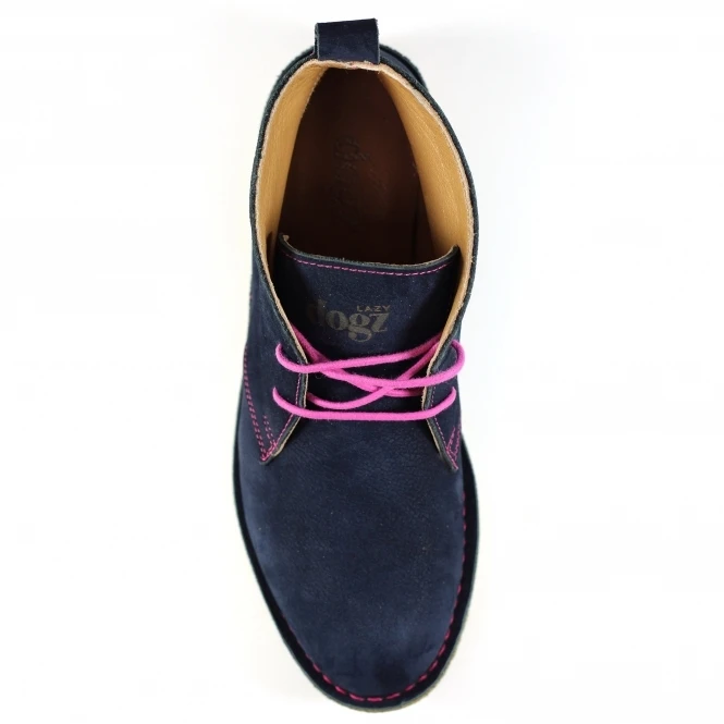 Dakota Navy Leather Boot 5 Dakota Navy Leather Boot - Image 5