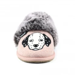Dalmation Pink Mule Slipper 7 Dalmation Pink Mule Slipper -Elle Shoes Shop dalmation pink mule slipper p5467 327415 medium