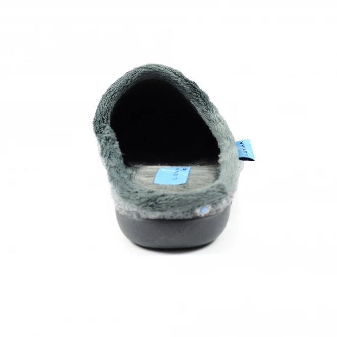 LUNAR Dayton Grey Mule Slipper 5 LUNAR Dayton Grey Mule Slipper - Image 5