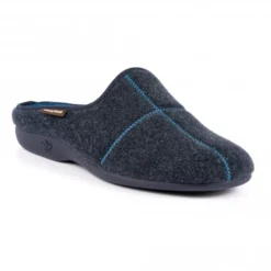 Fiasco Navy Goodyear Mule Slipper