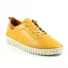 LUNAR Flamborough Mustard Leather Shoe