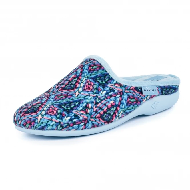 LUNAR Frosty Pale Blue Mule Slipper 3 LUNAR Frosty Pale Blue Mule Slipper - Image 3