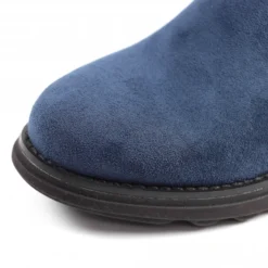 LUNAR Gretna Navy Ankle Wedge Boot -Elle Shoes Shop gretna navy ankle wedge boot p5519 329231 medium