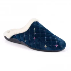 Helly Navy Mule Slipper
