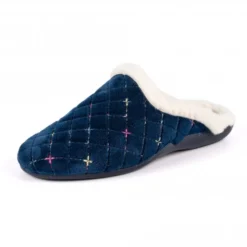 Helly Navy Mule Slipper -Elle Shoes Shop helly navy mule slipper p4878 293592 medium