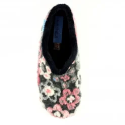 LUNAR Hippy Black Flower Full Slipper -Elle Shoes Shop hippy black flower full slipper p5961 358710 medium