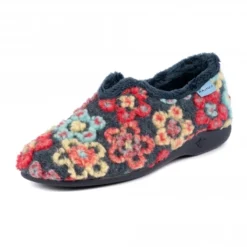 LUNAR Hippy Navy Flower Full Slipper -Elle Shoes Shop hippy navy flower full slipper p4833 291978 medium