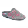 LUNAR Honey Grey Heart Mule Slipper