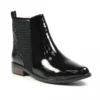 LUNAR Infinite Black Patent Boot