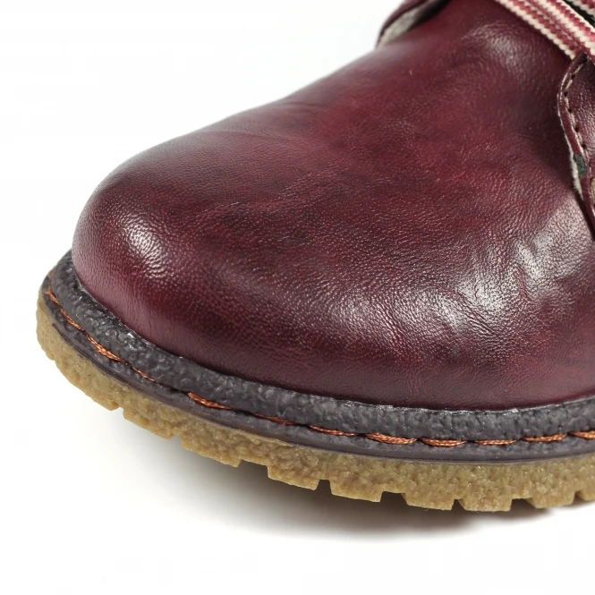 LUNAR Jalapeno Burgundy Waterproof Ankle Boot 6 LUNAR Jalapeno Burgundy Waterproof Ankle Boot - Image 6