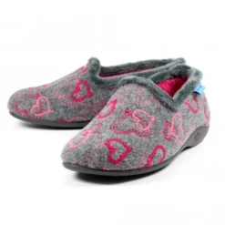 LUNAR Jolly Grey Heart Full Slipper 13 LUNAR Jolly Grey Heart Full Slipper -Elle Shoes Shop jolly grey heart full slipper p4954 335229 medium