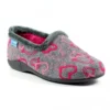 LUNAR Jolly Grey Heart Full Slipper