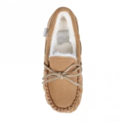Kids Sadie Junior Suede Moccassin Slipper -Elle Shoes Shop kids sadie junior suede moccassin slipper p4734 287198 medium
