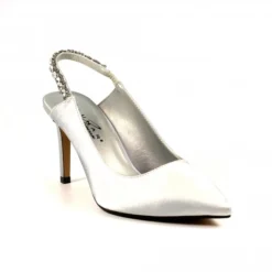LUNAR Latoya Silver SlingBack Shoe