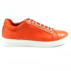 Lazy Dogz Forage Orange Leather Trainer 10 Lazy Dogz Forage Orange Leather Trainer -Elle Shoes Shop lazy dogz forage orange leather trainer p5701 343094 medium