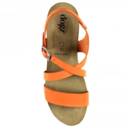 Lazy Dogz Seahouses Orange Sandal -Elle Shoes Shop lazy dogz seahouses orange sandal p5851 350319 medium